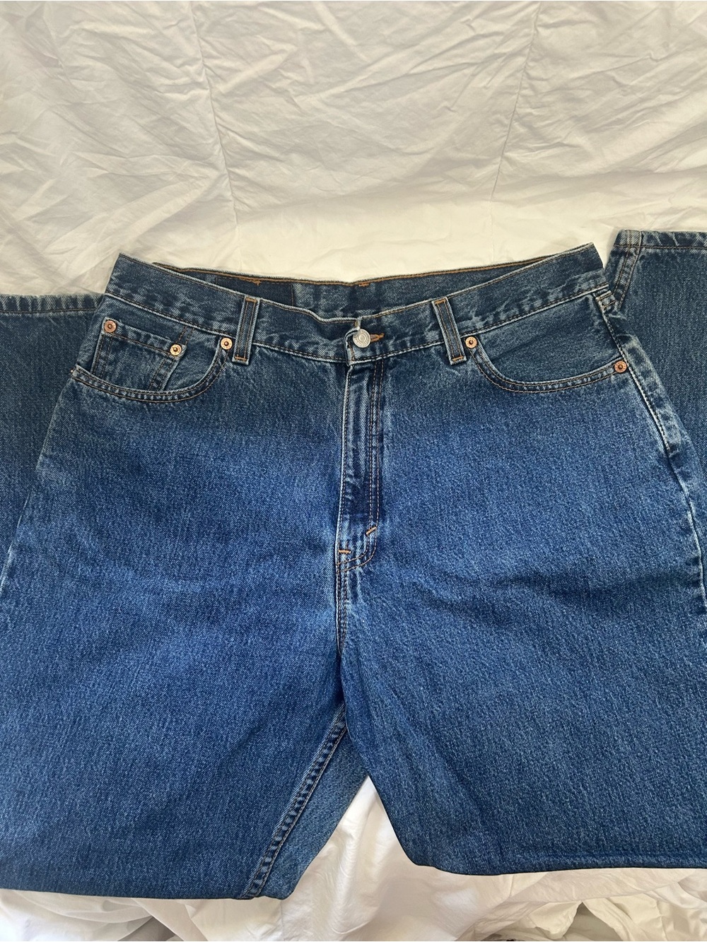 Levi’s 560 Women’s Jeans Size 16 Misses Loose Fit Straight Leg Blue